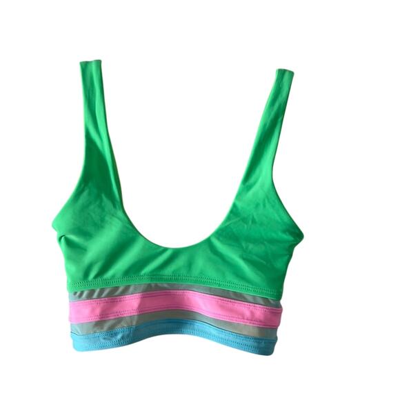 NOBO No Boundaries Colorful Bikini Top junior Size Medium 7/9 - Picture 2 of 6